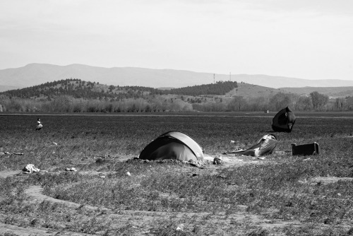 FLYING TENTS DAY19.03.2016 idomeni, greece. today strong wind was blowing away dozens, if not hundre