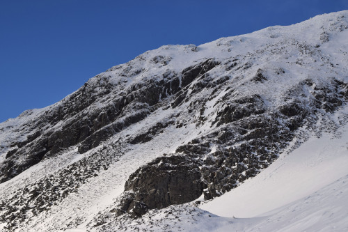 Ben Vrackie in Deep SnowThis walk was both incredibly exhausting and exciting. Exhausting because I 