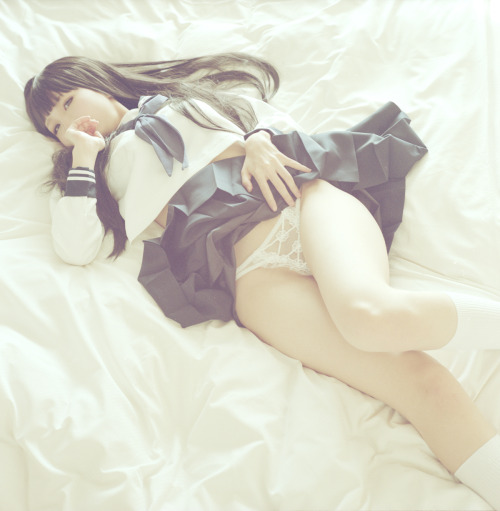 Porn Pics hot-cosplay:  Awesome body School Girl Cosplay