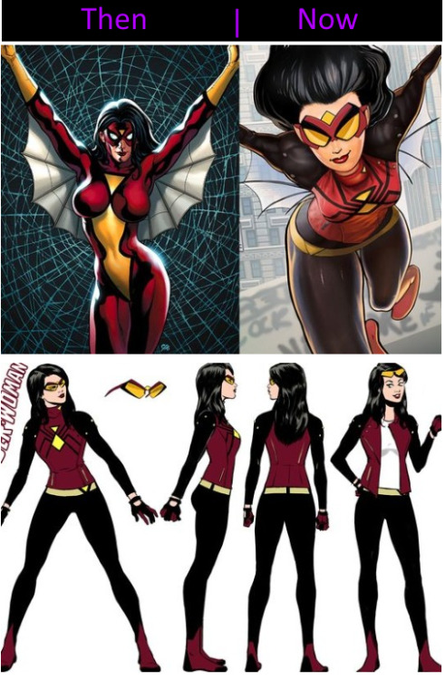 Marvel gives Spider-Woman a modern makeover &ldquo;After nearly 40 years of the same red-and-yel