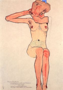 blueblackdream:  Egon Schiele, 1910 