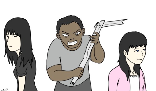 Antagonists in E4&rsquo;s Misfits :) series 1: Sally, Tony, Rachel series 2: Vince, Elliot (Jesu