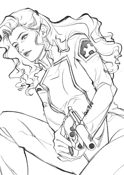 Doodle 30s Asami. Way Too Much Time Had Passed, I'm Sure She's Already Invented A Gun