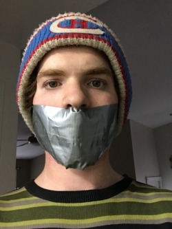 ducttapedgaggedguys: Duct tape mouth duct