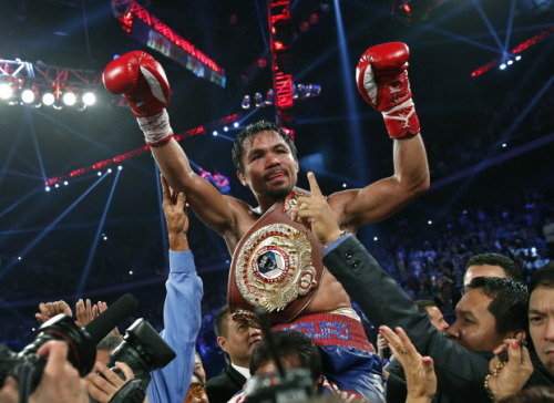 Filipino legend Manny Pacquiao put on a powerful display last night against Mexican American brawler