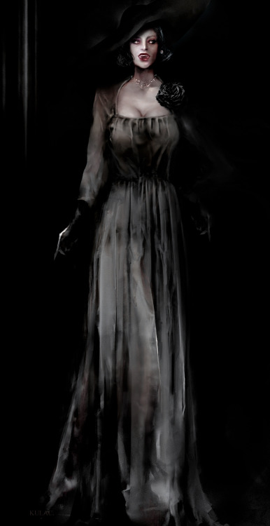 evilwvergil:Extremely tall Lady Dimitrescu became the main reason I want Resident Evil : Village.