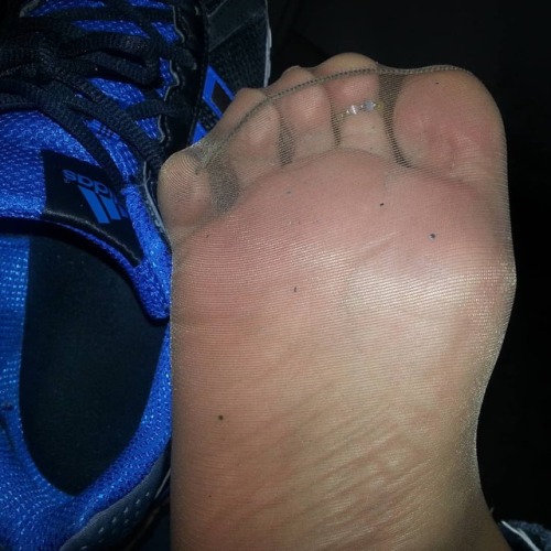 My sweet, soft, smooth, milky, meaty #soles in #pantyhose freshly removed sneakers! I’m so add