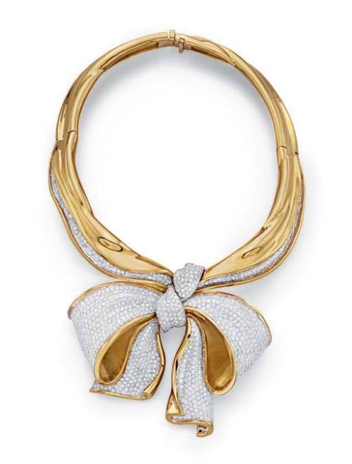  Diamond & Gold Handkerchief Necklace!