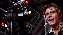 sperrow:Star Wars meme // [1/5] characters: Han Solo“I think you just can’t bear to let a gorgeous g