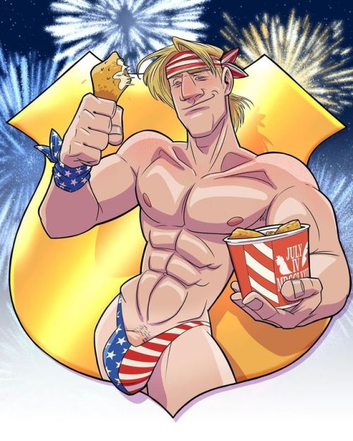 All-American Homo USA-Hole wishes you a Happy Independence Day, Americanos! Long live Truth, Justice