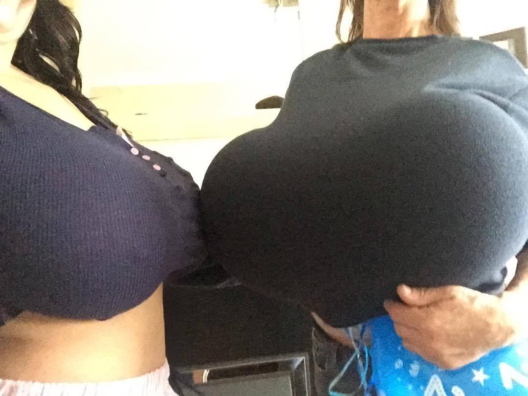 When your mother puts balloons up her top and pretends to be you. 🙈😂 by leannecrow
