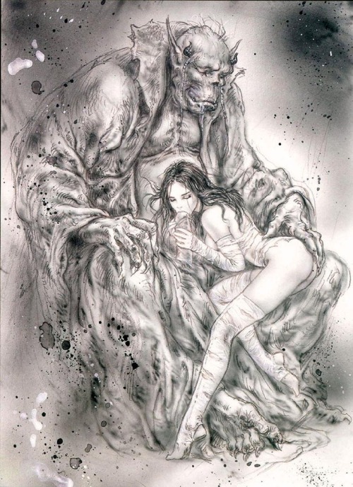Sex drawn-out-masturbation:  Luis Royo - Prohibited pictures