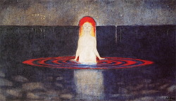 windypoplarsroom:  Harald Oskar Sohlberg “The Mermaid” (1896)