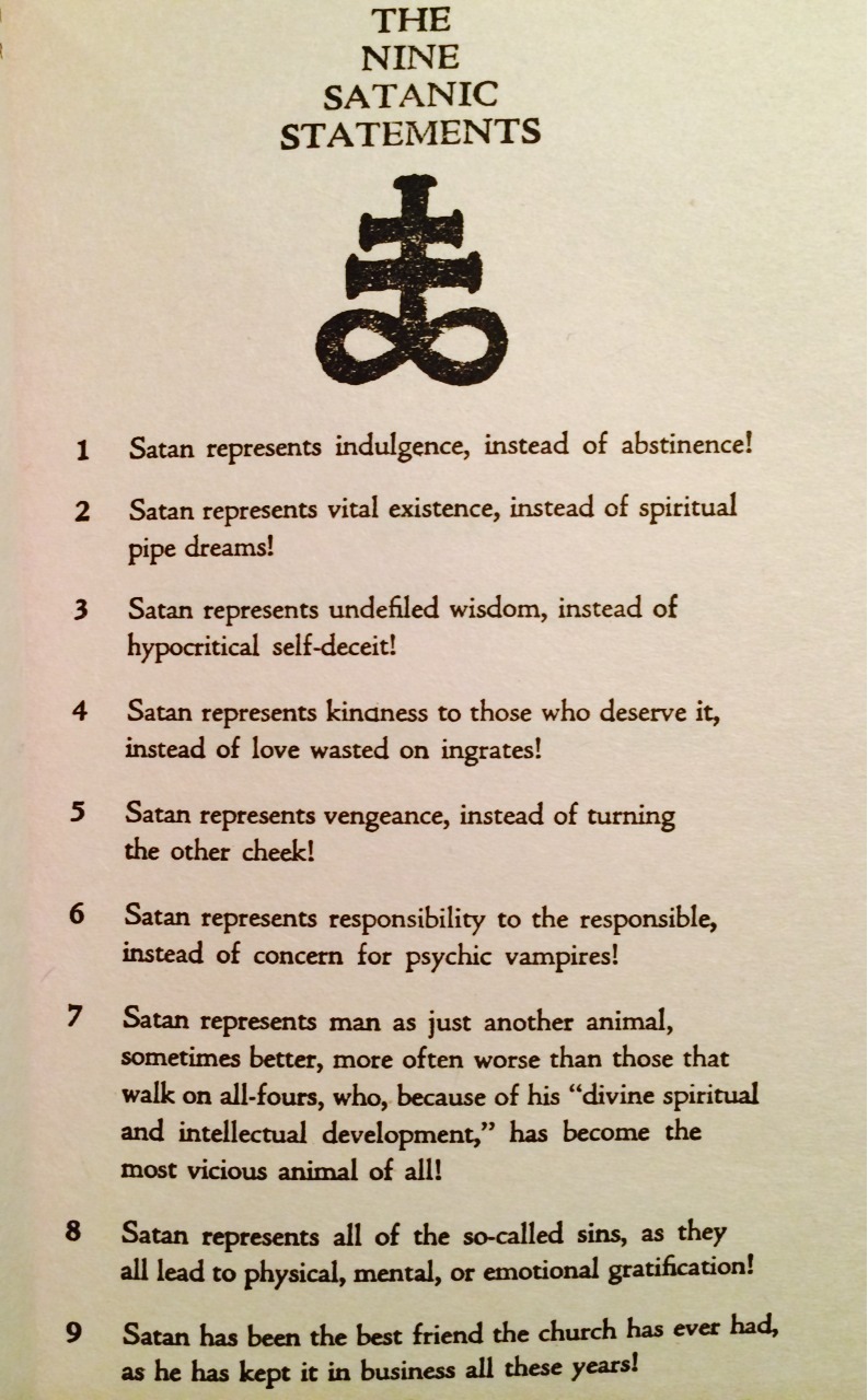 Not a Satanist myself, but this is funny!