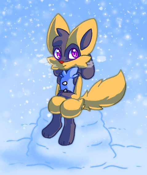 smolcario:It’s been very cold and snowy lately!  x3 &lt;3