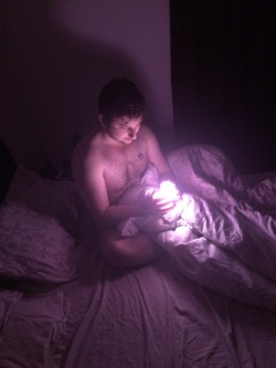 ramck001:  gays-cats-and-funnies:  I got ramck001 a present - I think he likes it….  The light…the glorious light…