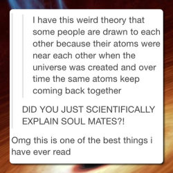 srsfunny:  Soulmates Explained Scientificallyhttp://srsfunny.tumblr.com/   lol&hellip; “scientifically”&hellip; &gt;_&gt;