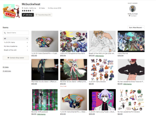 BTW My shop has been reopen againAlso commission open now! Please contact by direct message or email
