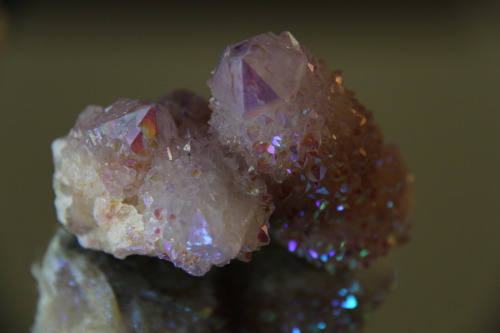 babylibra: Rainbow Cactus Quartz/ Spirit Quartz. 