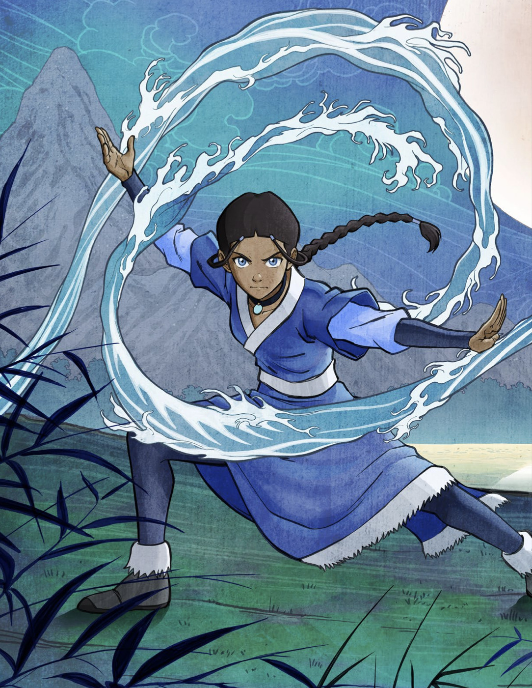 Фанфик про аватара. Katara Art.