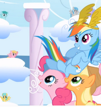 kitsclop:   awdreen:  Pinkiedash aka the cutest couple ever  best hors couple is win   owo