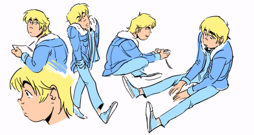 just a bunch of long hair hank I drew a couple months back… I messed up brock Im sorry _____ 