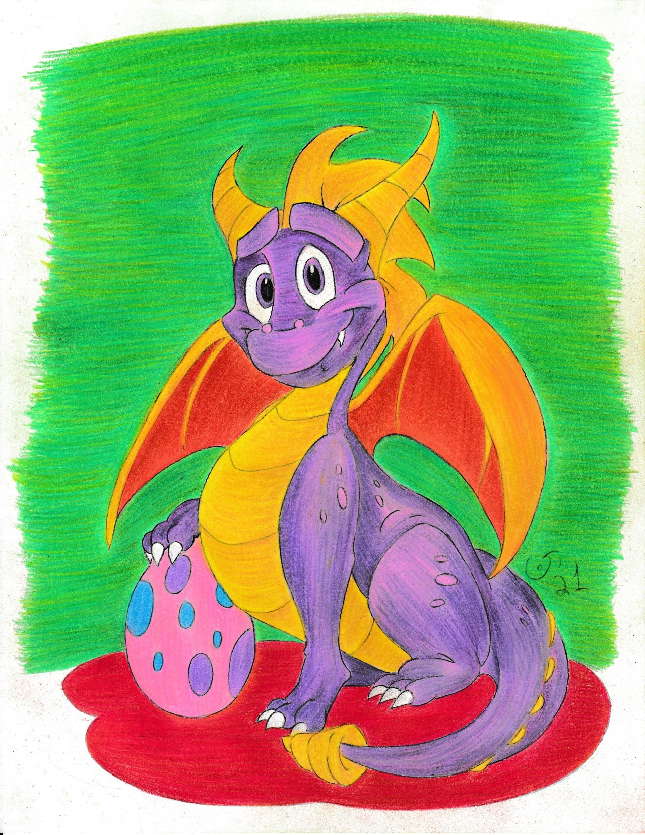      Back when the Reignited trilogy made it’s rounds, I must have drawn this purple boy over a dozen times to celebrate. I’