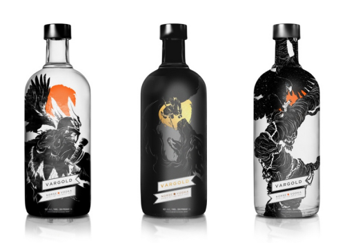 matttaylordraws:  My former workplace ilovedust have recently updated their website and have included a little personal project I worked on last year. I had an itch to do something Norse themed, so drew up these three guys to dress the bottles of the