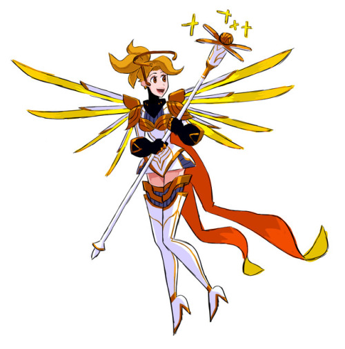 sangyuplee:mercy skin conceptblizzard needs more non-holiday skin updates…
