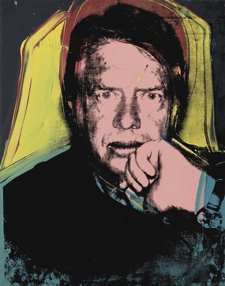 artist-andy-warhol:Jimmy Carter, 1976, Andy Warhol