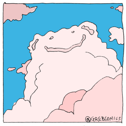 grebcomics: Taking it easy, watching the clouds :)