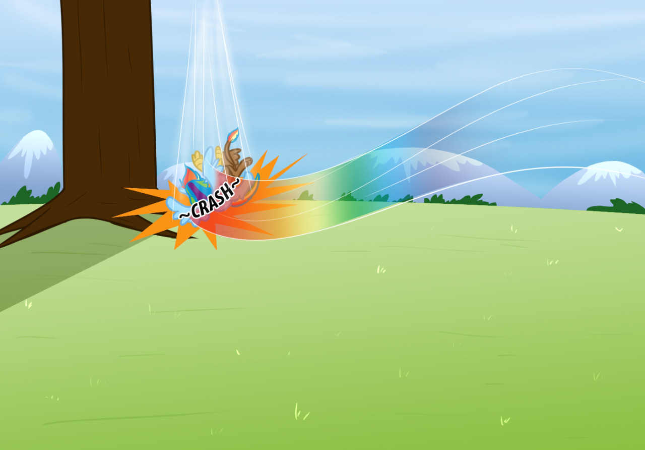 rainbowfeatherreplies:  dysfunctionalequestria: COM - Rainbow Crash by AniRichie-Art