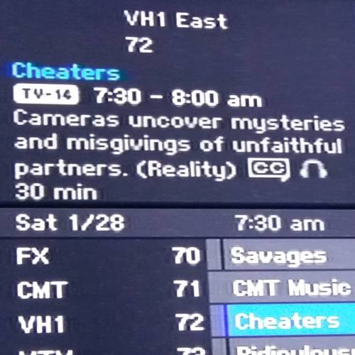 The greatest television program ever on right now? Yeah, it’s a good #saturdaymorning #cheater