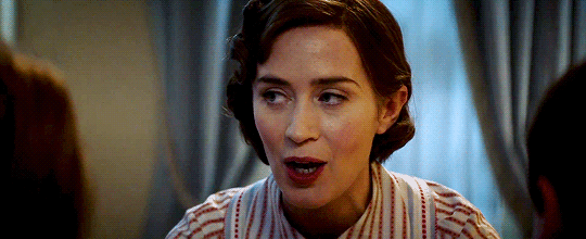 margotsrobbie:  Emily Blunt as Mary Poppins in the first official trailer of Mary