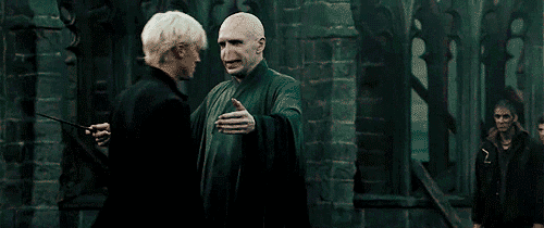 Harry Potter and the Deathly Hallows Part 2 came out four years ago today. Have an awkward Voldemort hug and let’s all reminisce about our feelings.