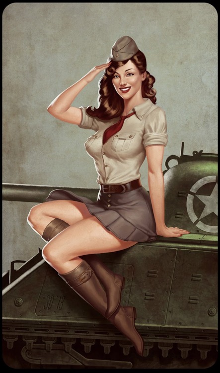 pinupgirlsart:  (via Erotic Fine Art: Sergio Diaz)