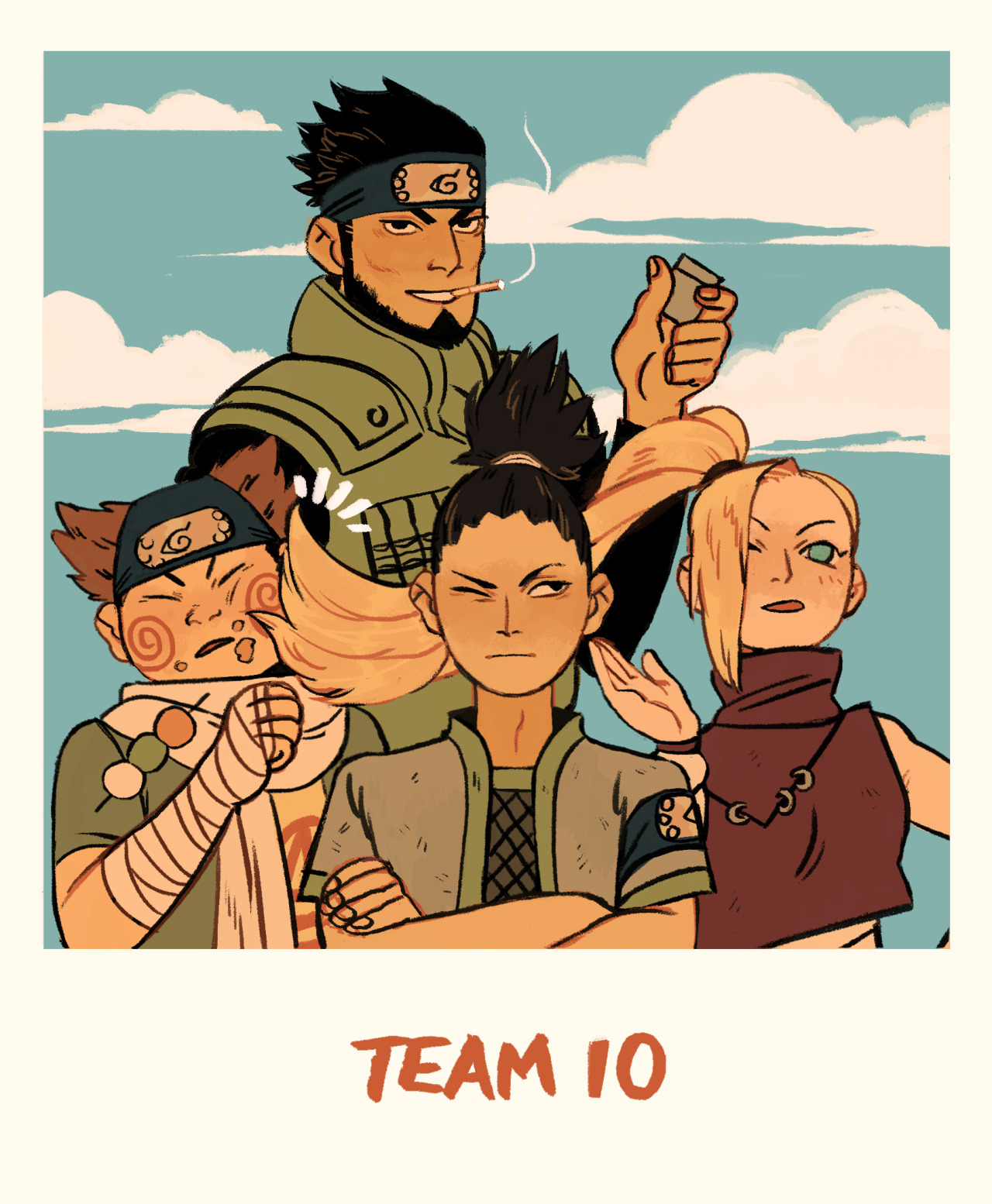 sarakipin:  Chūnin exam polaroids!  
