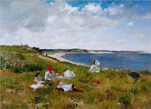 Idle Hours, William Merritt Chase 1894American impressionismOil on canvas Amon Carter Museum of Amer