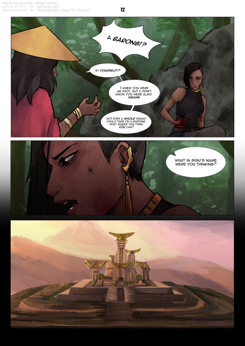 Raya and the Last Dragon Fancomic - WoundsPart 2 of the Wounds fancomic. Raya, come on, really?&