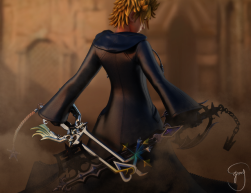 emy-san:  A Keyblade wielder and denizen of darkness, Roxas.