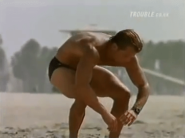 vintage-male-sensuality:   David Chokachi in Baywatch (1995-1999)  