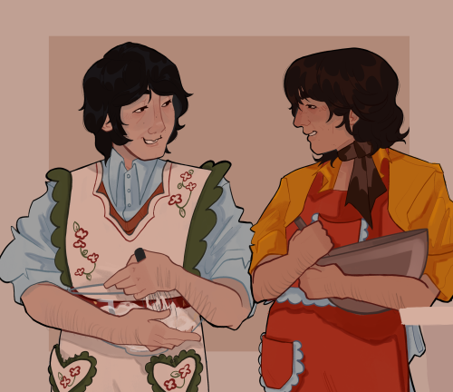 George Bakes A Cake With Paul Since It's His Birthday :)