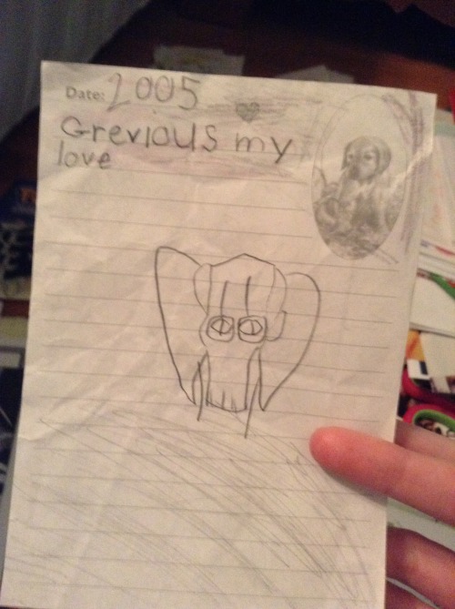 leiasayshi:So I was going through a drawer of stuff from when I was little and I found this…