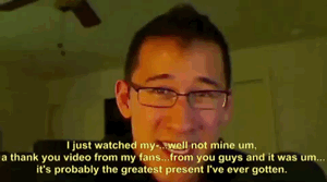 septicplier:  Markiplier   reacting to fan made subscriber milestone videos   (x) | (x) | (x)