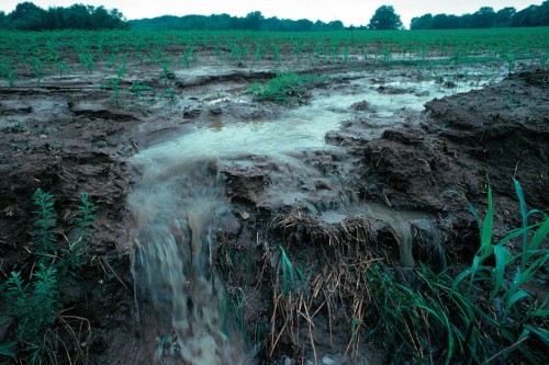 Soil Erosion by Water“Water erosion is made up of two components: detachment and transport. Detachme