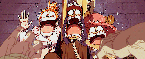 onenakamapiece:  &ldquo;When the zombies are chasing after Chopper, Usopp, and