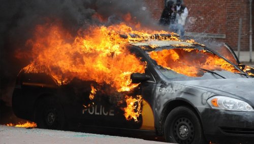 latimes:  Baltimore is in a state of unrest tonight, with rioting and looting breaking out after the funeral of Freddie Gray, the man who suffered a severed spine in police custody and died this month. We’re covering the events live here.1st photo:
