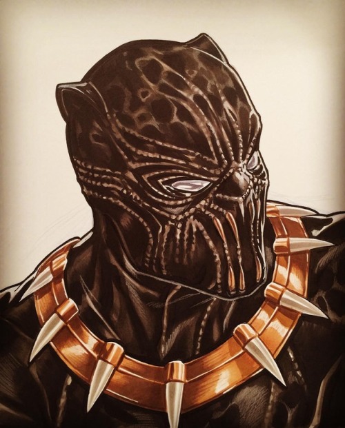 tontonmichel:  wwprice1:Killmonger by Mark Brooks.  They need to make all the masks from the movie available.