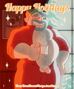 drewdrawspinups:  Happy Holidays, naughty heathens!~Drew