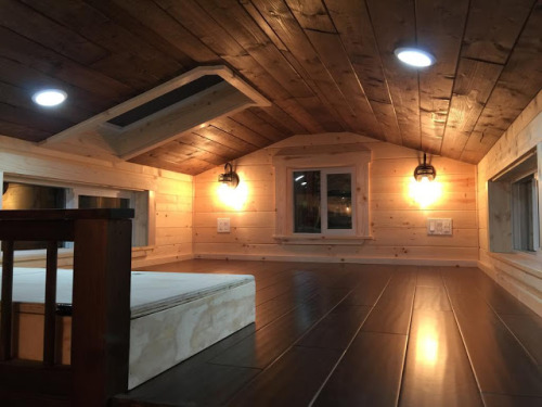 dreamhousetogo:  Custom built tiny house for sale  Damn this is nice as fuck